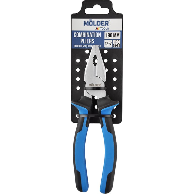 Плоскогубцы MOLDER 180 мм (MT40018) Особенности боковые режущие кромки