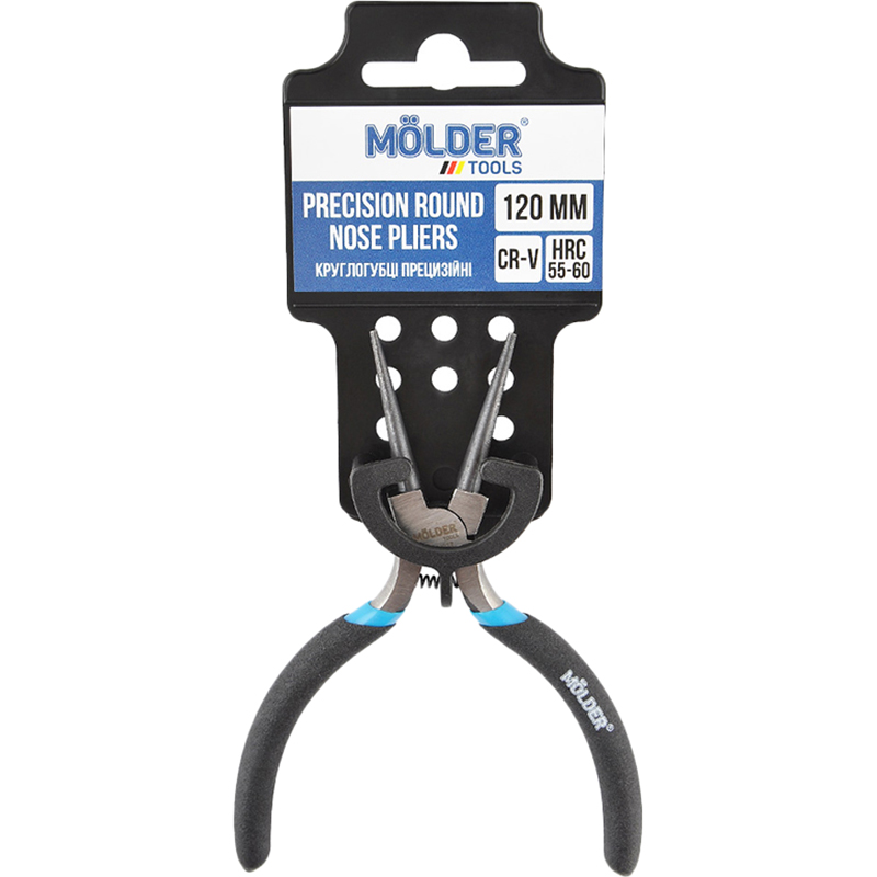 Круглогубці MOLDER 120 мм (MT41512) Особливості ергономічна конструкція ручки