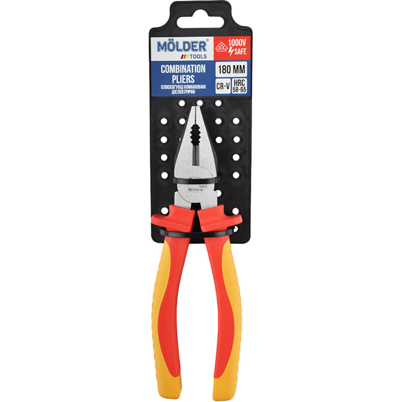 Плоскогубцы MOLDER VDE 1000B 180 мм (MT44018) Особенности эргономичная конструкция рукояти