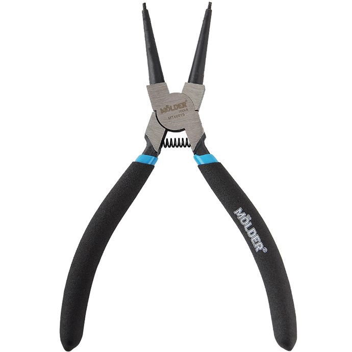Щипцы для снятия стопорных колец MOLDER внутренних 150 мм HRC 55-60 прямые (MT46015)