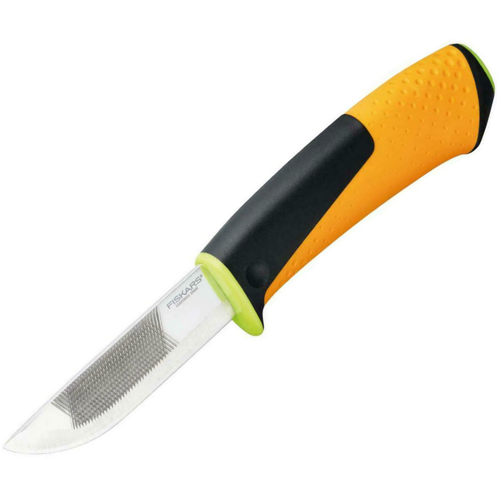 Ніж для важких робіт Fiskars з точилом (1023619)