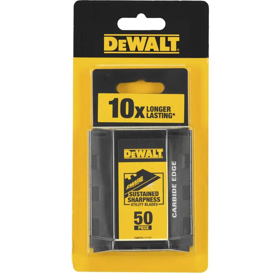 Леза запасні DEWALT Carbide 50 шт (DWHT8-11131) Ширина леза 19