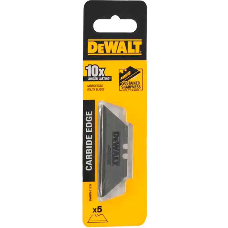 Лезвия запасные DEWALT Carbide 5 шт (DWHT0-11131) Ширина лезвия 19