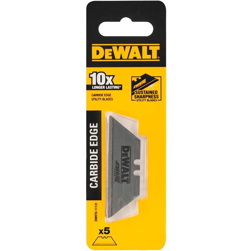 Лезвия запасные DEWALT Carbide 5 шт (DWHT0-11131) Длина лезвия 62