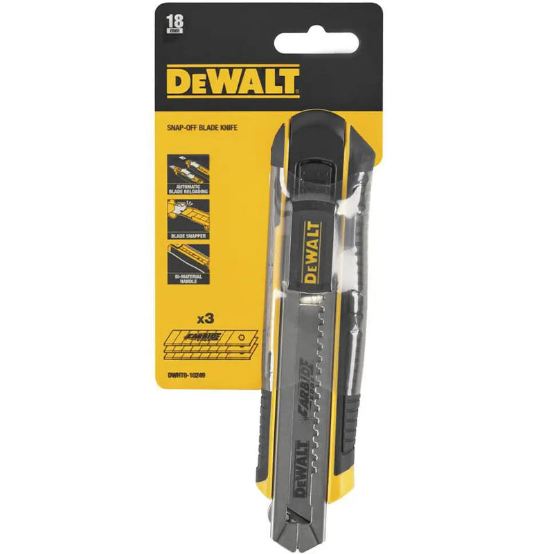 Ніж будівельний DEWALT Slider-Cartridge (DWHT0-10249) Матеріал корпуса пластик