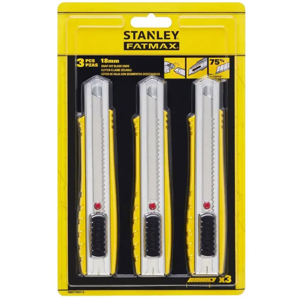 Ніж будівельний STANLEY FatMax 3 шт (FMHT10421-0)