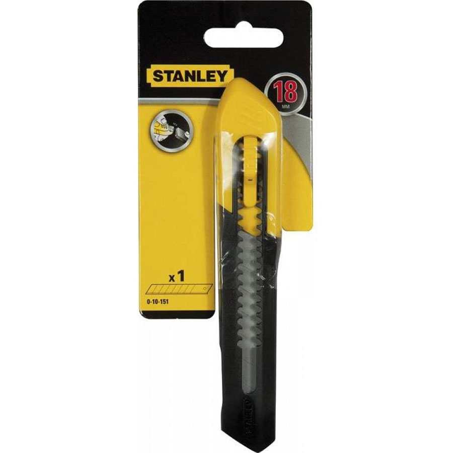 Ніж Stanley SM 18 мм (0-10-151) Тип ножа з сегментованим лезом