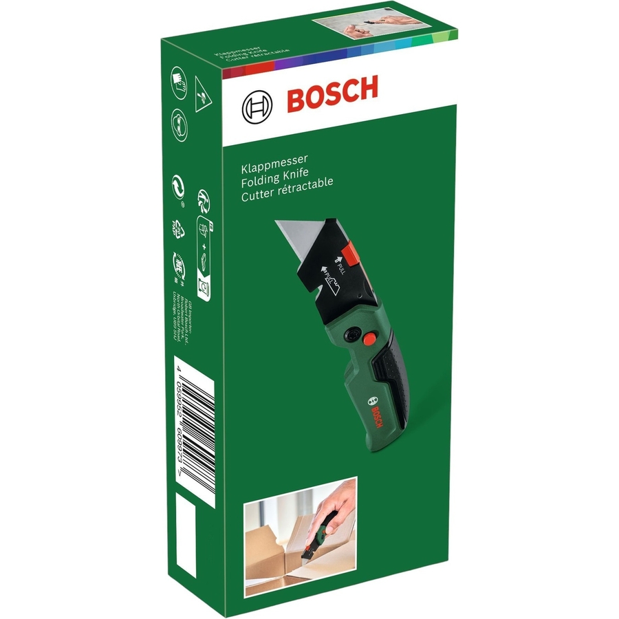 Нож строительный BOSCH 17.5 см (1.600.A03.2V7) Тип ножа с выдвижным лезвием