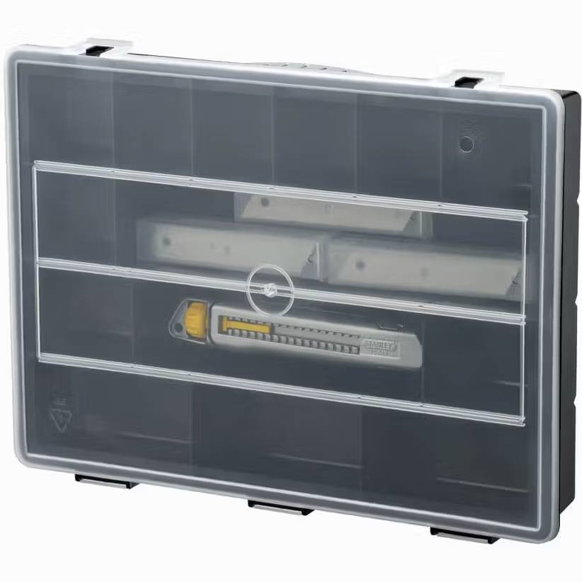 Ніж будівельний STANLEY Interlock 50 шт. лез 165 мм (STHT10018-9) Комплектація  ніж, леза 50шт, кейс