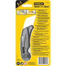 Нож Stanley QuickSlide Sport Utility Knife 75мм (0-10-813)