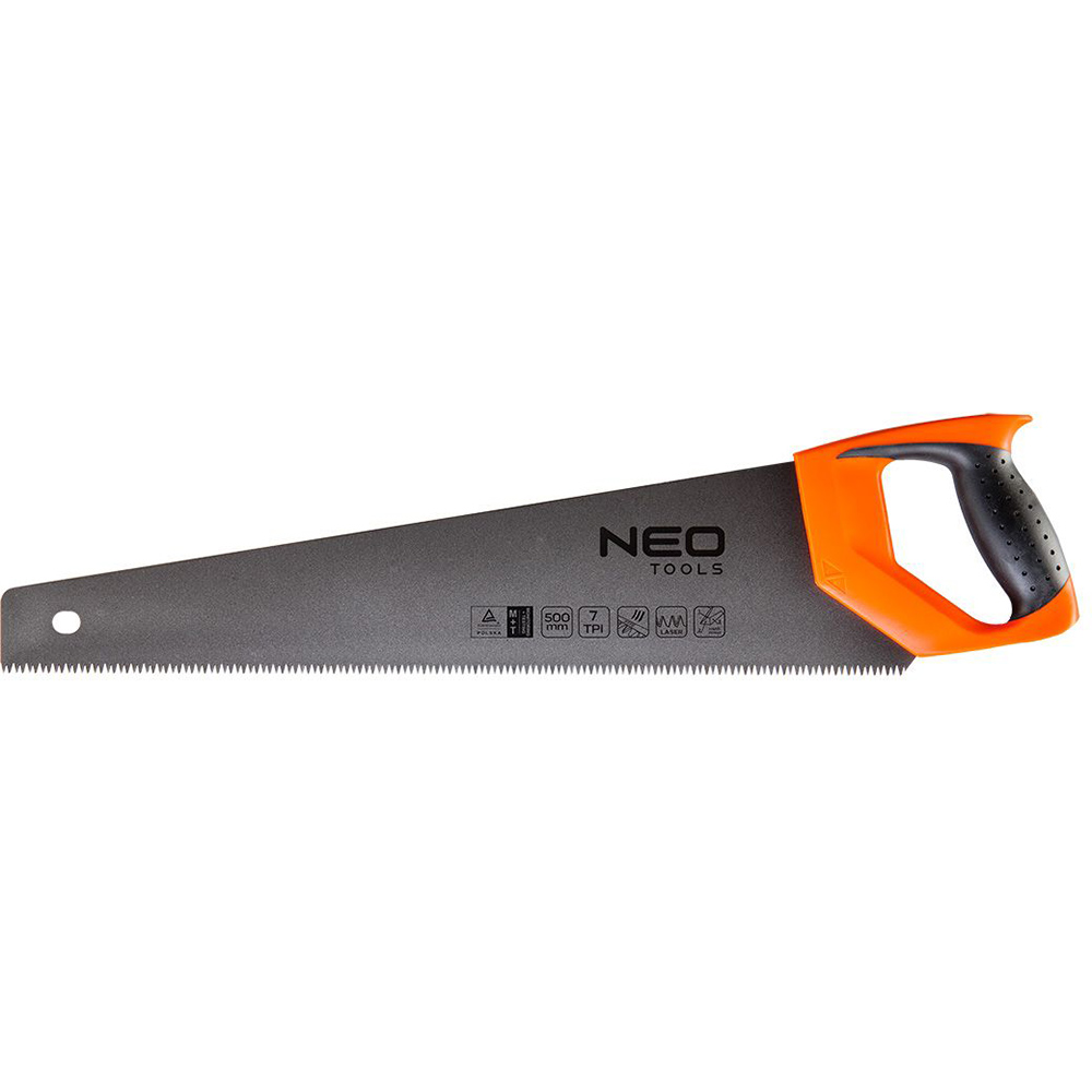 Ножівка NEO TOOLS 500 мм 7TPI PTFE (41-021)