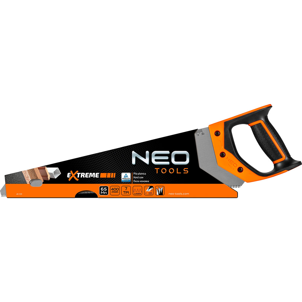 Ножівка для дерева NEO TOOLS Extreme 400 мм 7TPI (41-131) Кількість зубів (TPI) 7
