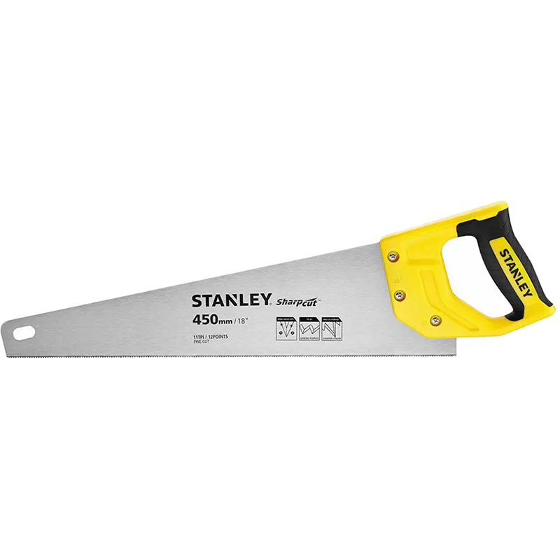 Ножовка STANLEY SHARPCUT 450 мм (STHT20370-1)