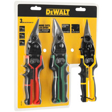 Набор ножниц по металлу DEWALT DWHT14676-0 ERGO Aviation 3 шт 250 мм
