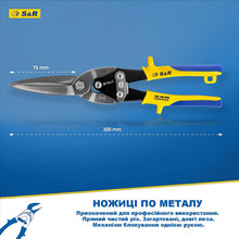 Ножницы по металлу S&R AVIATION (185290060)