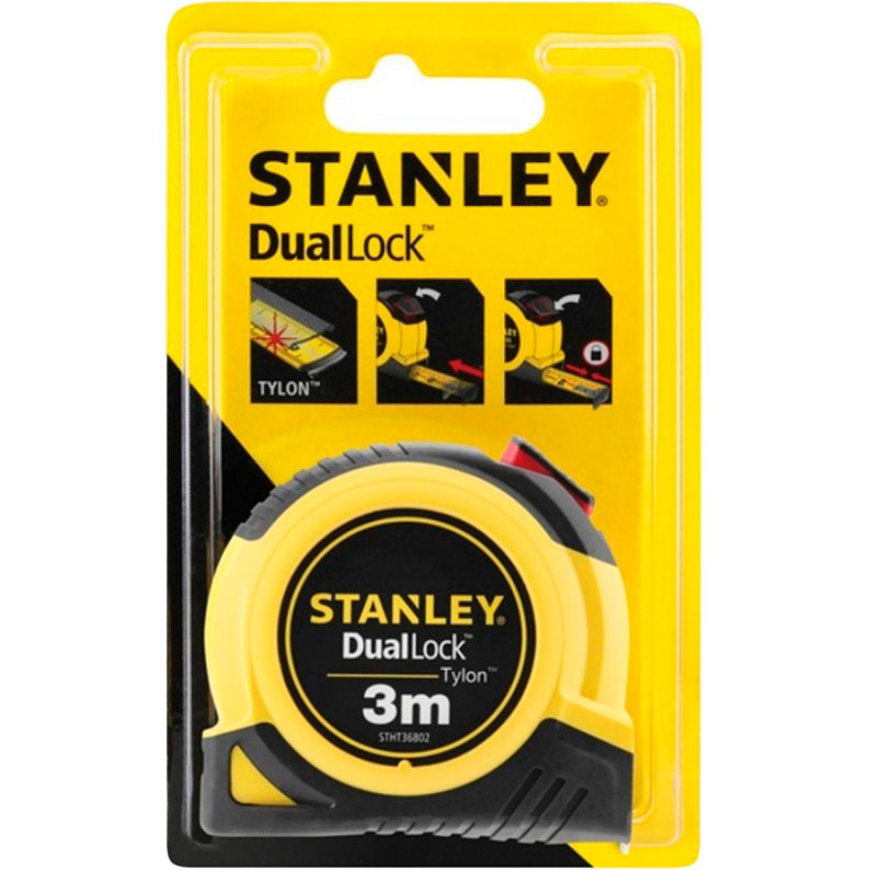 Рулетка STANLEY Tylon Dual Lock 3 м (STHT36802-0) Одиниці вимірювання метрична система