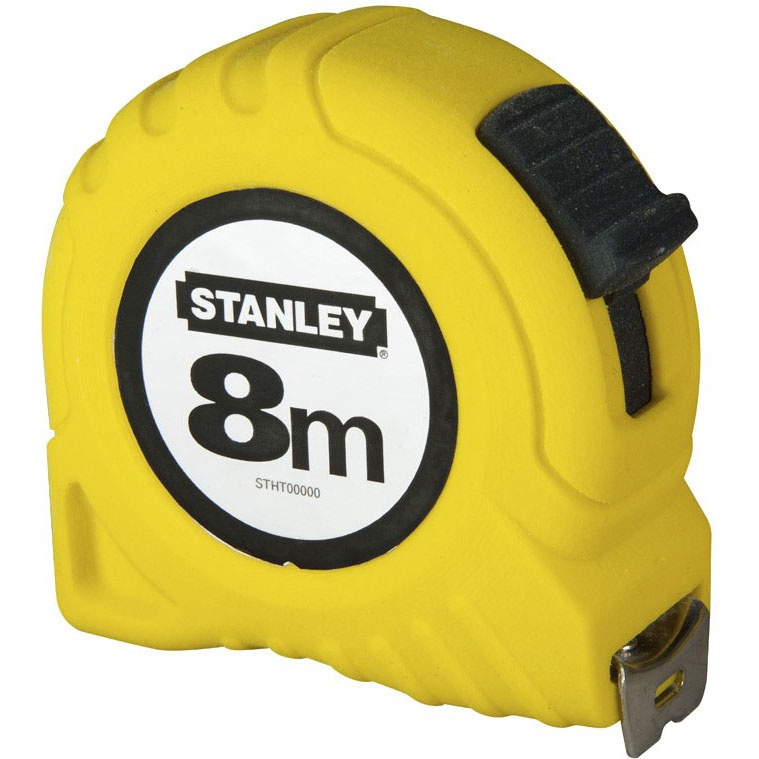 Рулетка STANLEY 8м х 25мм (0-30-457) Матеріал сталь