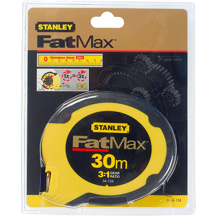 Рулетка STANLEY FatMax Steel 30 м (0-34-134) Матеріал сталь