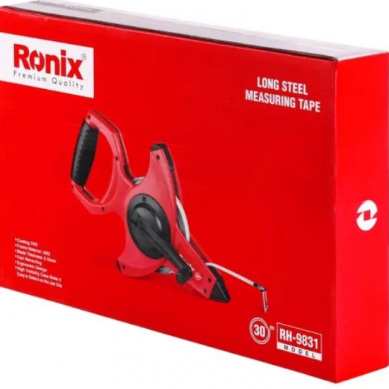 Рулетка RONIX 30м (RH-9831) Единицы измерения метрическая система