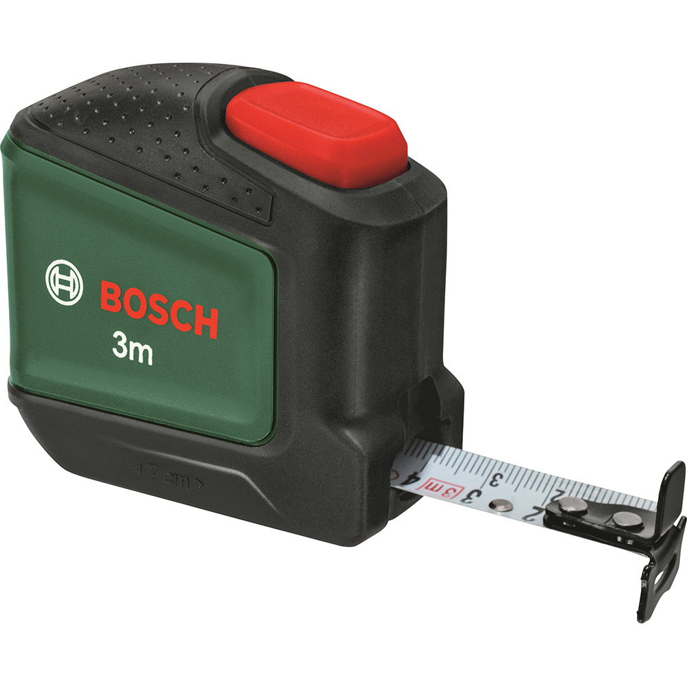 Рулетка измерительная BOSCH 1.600.A03.2UX (4053423302202) Дополнительно Покрытие измерительной ленты: Нейлон; Стабильное удлинение ленты (макс.): 1.8 v