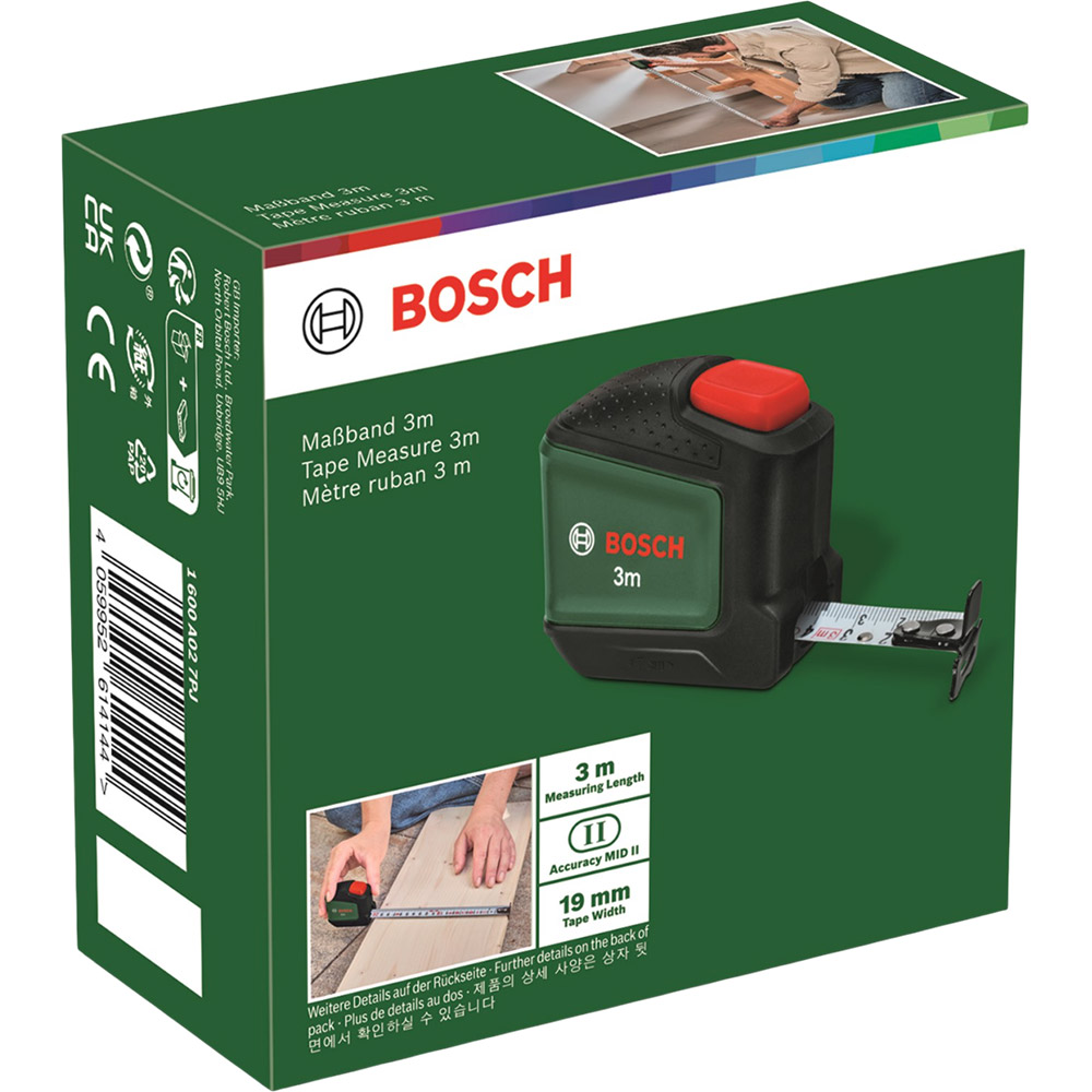 Рулетка измерительная BOSCH 1.600.A03.2UX (4053423302202) Тип рулетка измерительная