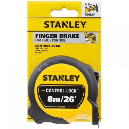 Рулетка STANLEY CONTROL-LOCK 8м/26" (STHT37236-5) Единицы измерения сантиметры/дюймы