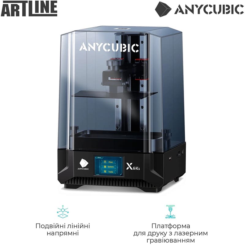 3D-принтер ANYCUBIC Mono X6KS (PX6SA0BK-Y-O) Тип 3D-принтер