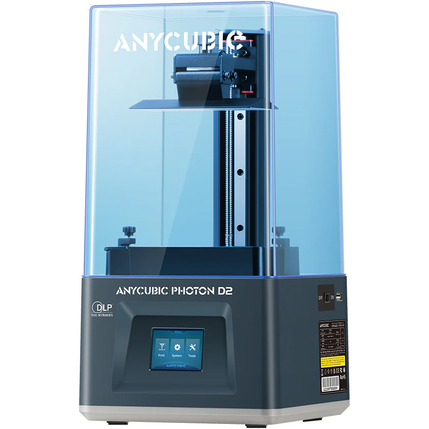 3D-принтер ANYCUBIC Photon D2 Дополнительно Номинальная мощность 15 Вт, Толщина слоя: 0.01-0.15 мм