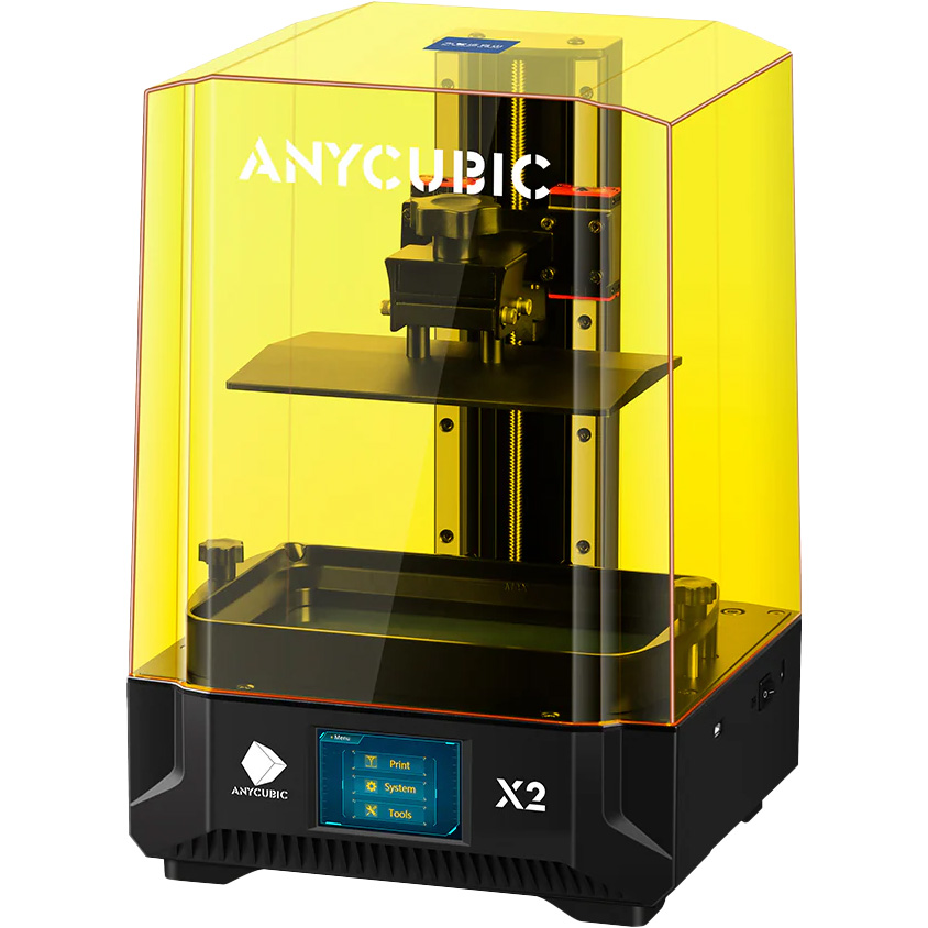 3D-принтер ANYCUBIC Photon Mono X2 Дополнительно 9.1" 4K+(4,096 x 2,560px) mono LCD, Скорость печати ≤60 мм/ч