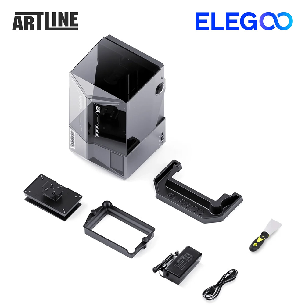3D-принтер ELEGOO Saturn 4 Ultra 16k Матеріал друку фотополімерна смола