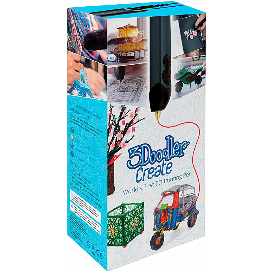 Изображение 3D-ручка 3DOODLER Create Black (3DOOD-CRE-EU)