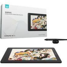 Графічний монітор HUION Kamvas 16 2021 + рукавичка (GS1562)