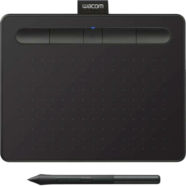 Графический планшет WACOM Intuos S Bluetooth Black Manga (CTL-4100WLK-M) Количество градаций нажатия (уровней давления) 4096