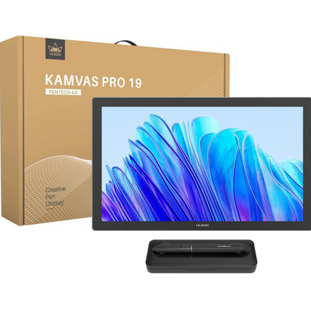 Замовити Графічний планшет HUION Kamvas Pro 19 Black (GT1902)