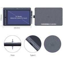Графічний планшет HUION HS611 Space Grey
