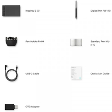 Графический планшет HUION Inspiroy 2 S Black (H641P)