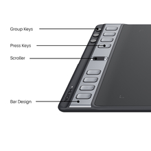 Графічний планшет HUION Inspiroy 2L Black (H1061P)