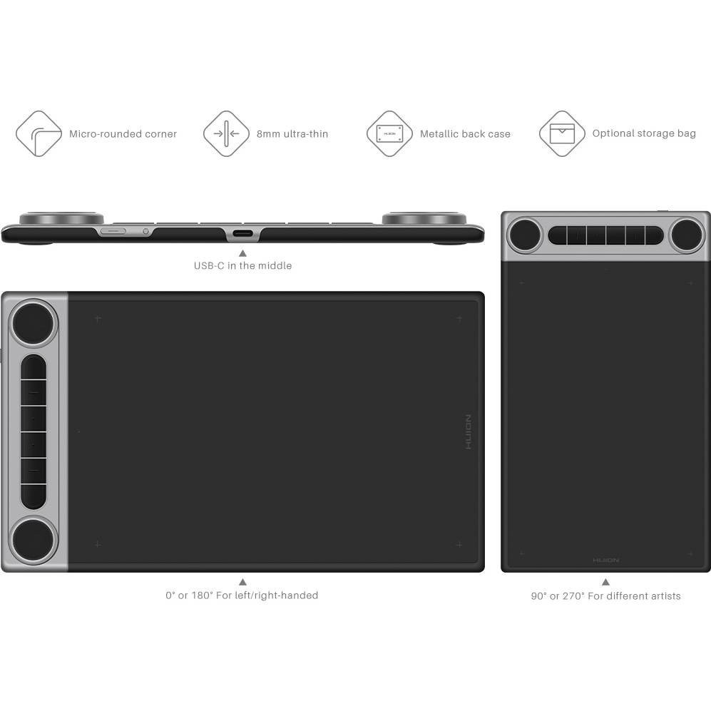 Покупка Графічний планшет HUION Inspiroy Dial 2 (Q630M)