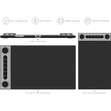 Графічний планшет HUION Inspiroy Dial 2 (Q630M)