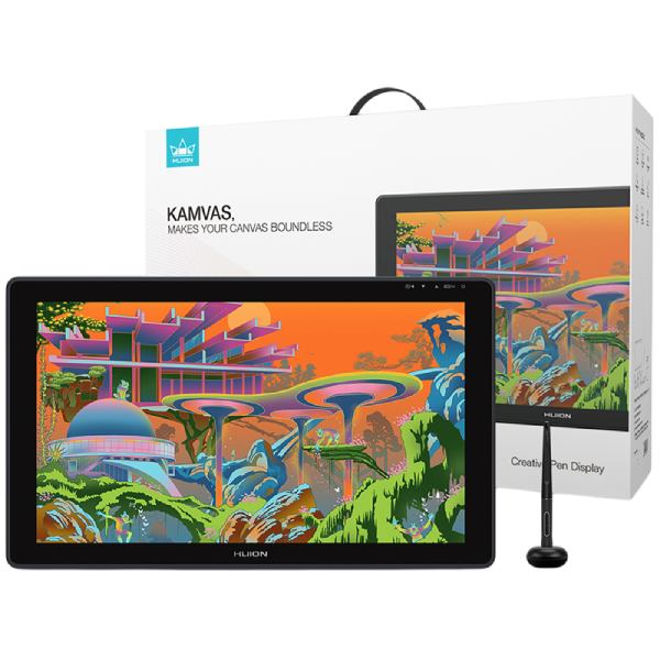 У Фокстрот Графічний монітор HUION Kamvas 22 Plus Black (GS2202)