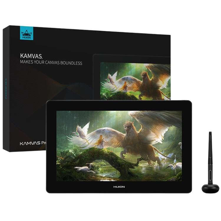 Фото Графічний монітор HUION Kamvas Pro 16 Black/Grey (GT1561)