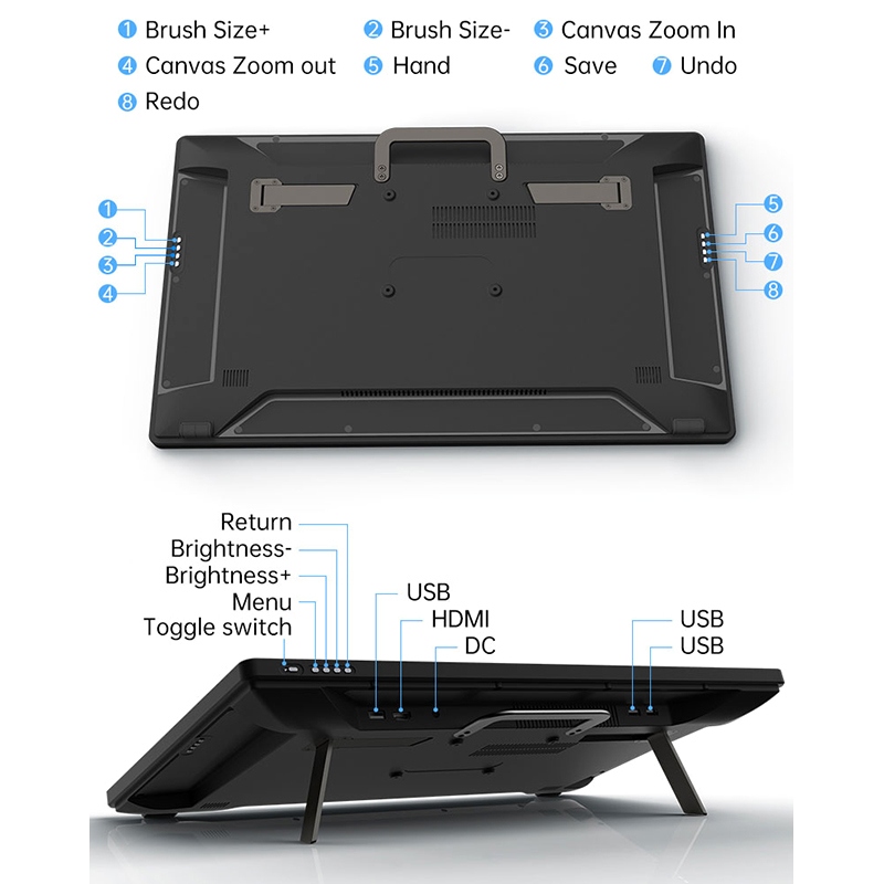 Графічний планшет BOSTO BT-22HD Роздільна здатність, lpi більше 4000