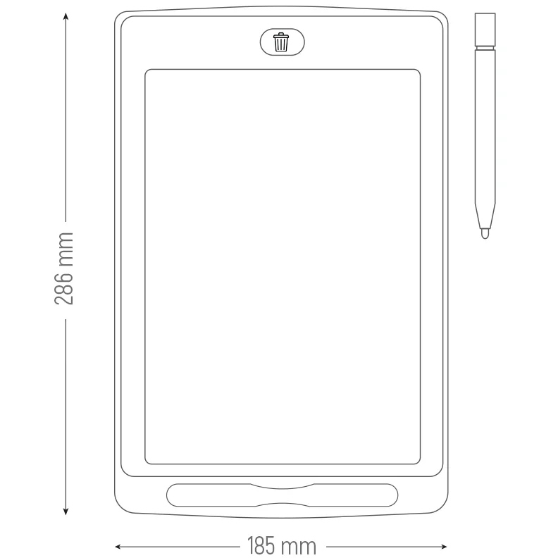 Графический планшет COLORWAY LCD Writing Tablet 12 (CW-WT12C) Комплектация графический планшет, стилус, батарейка CR2025