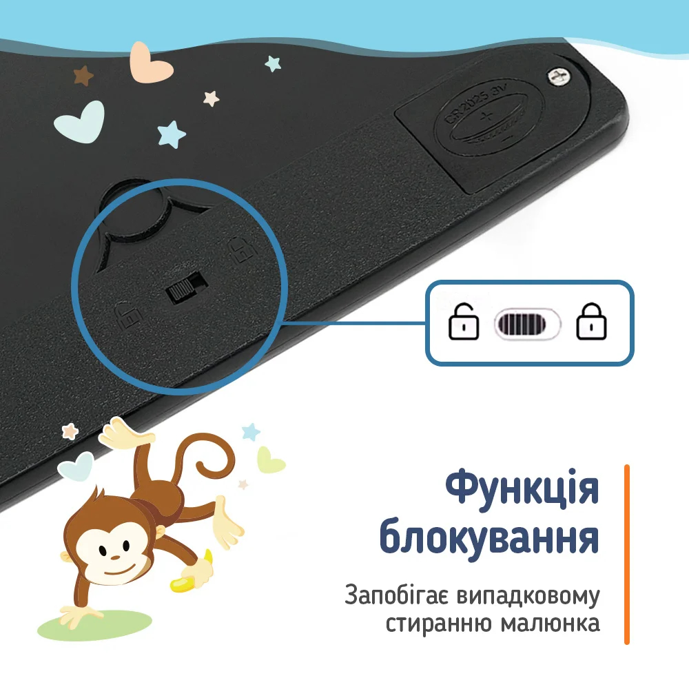 Изображение Графический планшет COLORWAY LCD Writing Tablet 8.5 (CW-WT8BK)