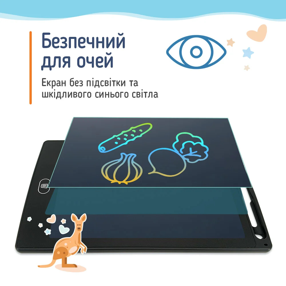 Заказать Графический планшет COLORWAY LCD Writing Tablet 8.5 (CW-WT8BK)