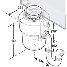 Измельчитель пищевых отходов IN-SINK-ERATOR Model Evolution 200 (6089)