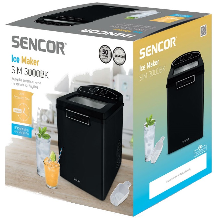 Ледогенератор SENCOR SIM3000BK Питание от сети