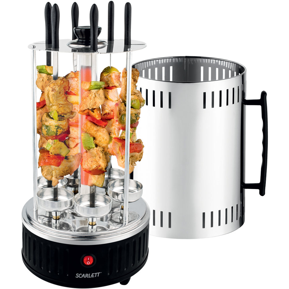 Электрошашлычница SCARLETT SC-KG22601 Мощность 1000