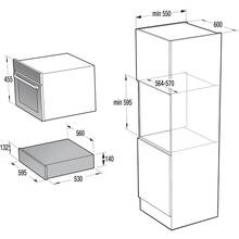 Шкаф для подогрева посуды HISENSE WDH14BG 723.21H01