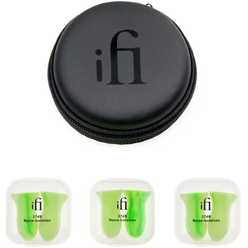 Беруши iFi iPouch with Earplugs 3 пари Green (90403636)